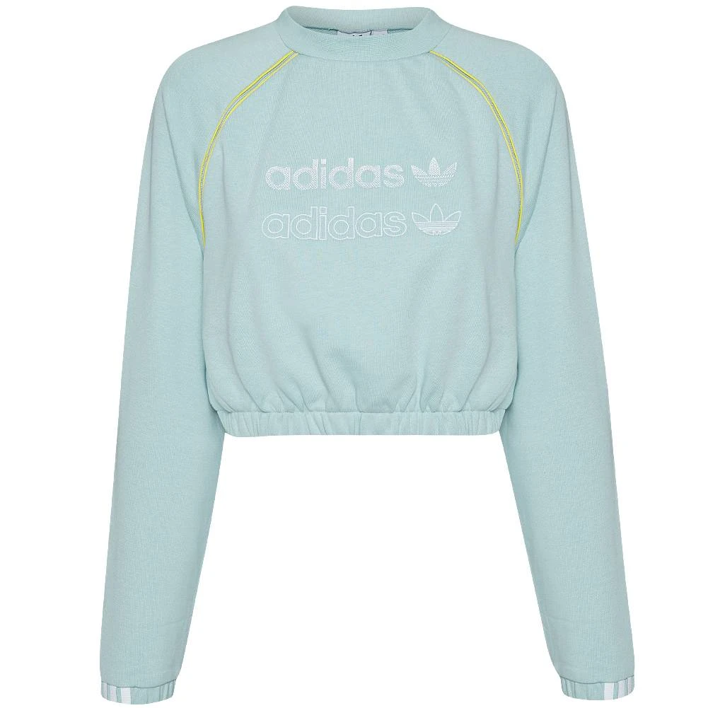Adidas D'origine Femmes Sweat Crop FM2466 1 Adidas D'origine Femmes Sweat Crop FM2466