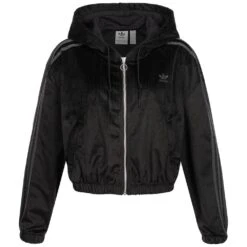 Adidas Originals Oversize Cropped Femmes Veste D'entraînement Côtelé GU0829