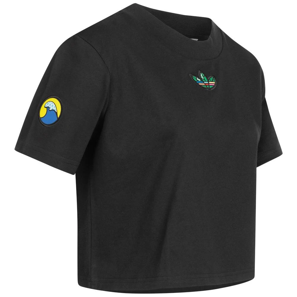 Adidas Originals Artist Logo Cropped Femmes T-shirt HA4705 2 Adidas Originals Artist Logo Cropped Femmes T-shirt HA4705 – Image 2