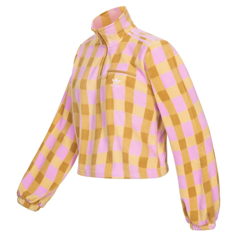 Adidas Originals Polar Fleece 1/4-Zip Femmes Sweat-shirt HE4755 2 Adidas Originals Polar Fleece 1/4-Zip Femmes Sweat-shirt HE4755 – Image 2