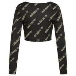 Adidas Originals Femmes Crop Top à Manches Longues HM4894 -Coton Ligne Boutique HM4894 3 1280x1280