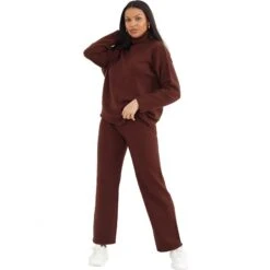 BRAVE SOUL Femmes Costume Pull Avec Col Roulé Et Pantalon LSET-248BRAKENE