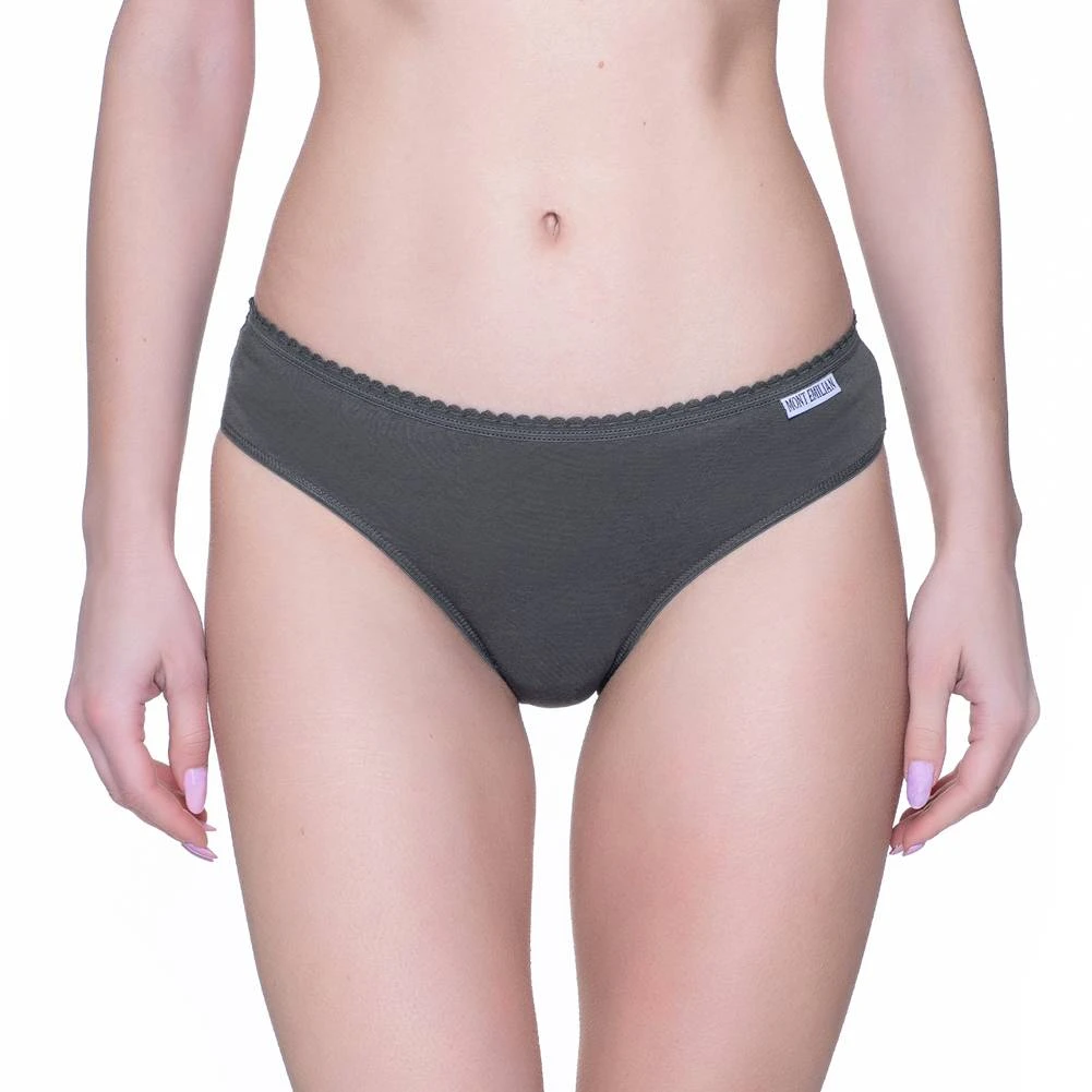 MONT EMILIAN "Lille" Femmes Slip Lot De 6 Gris 2 MONT EMILIAN "Lille" Femmes Slip Lot De 6 Gris – Image 2