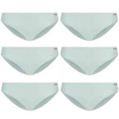 MONT EMILIAN "Lille" Femmes Slip Lot De 6 Bleu