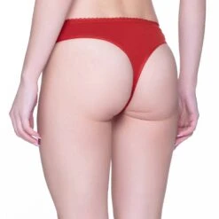 MONT EMILIAN "Nimes" Femmes Tanga Lot De 6 Rouge 8 MONT EMILIAN "Nimes" Femmes Tanga Lot De 6 Rouge -Coton Ligne Boutique ME 62 3 1280x1280