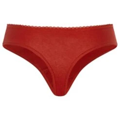 MONT EMILIAN "Nimes" Femmes Tanga Lot De 6 Rouge 11 MONT EMILIAN "Nimes" Femmes Tanga Lot De 6 Rouge -Coton Ligne Boutique ME 62 5 1280x1280