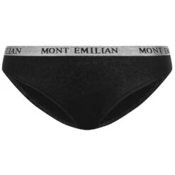 MONT EMILIAN "Grenoble" Femmes Slip Paquet De 8 Noir -Coton Ligne Boutique ME 64 4 1280x1280