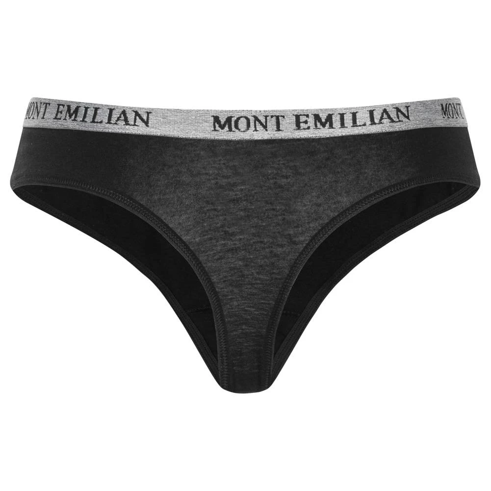 MONT EMILIAN "Colmar" Femmes String Lot De 8 Noir 6 MONT EMILIAN "Colmar" Femmes String Lot De 8 Noir – Image 6