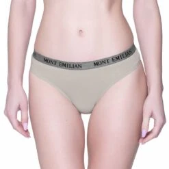 MONT EMILIAN "Colmar" Femmes String Lot De 8 Gris Clair -Coton Ligne Boutique ME 75 2 1280x1280