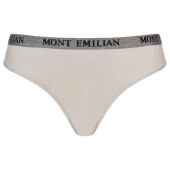 MONT EMILIAN "Colmar" Femmes String Lot De 8 Gris Clair -Coton Ligne Boutique ME 75 4 1280x1280