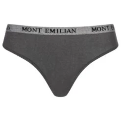 MONT EMILIAN "Colmar" Femmes String Lot De 8 Gris Foncé -Coton Ligne Boutique ME 76 4 1280x1280