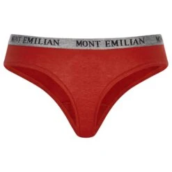 MONT EMILIAN "Colmar" Femmes String Lot De 8 Rouge -Coton Ligne Boutique ME 77 5 1280x1280